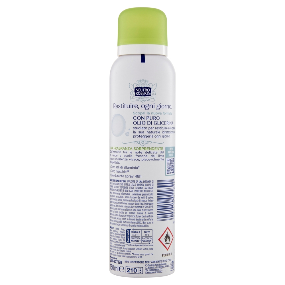 Neutro Roberts Tè Verde e Lime 150 ml